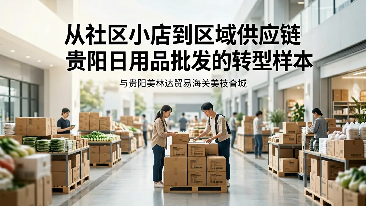 从社区小店到区域供应链:贵阳日用品批发的转型样本